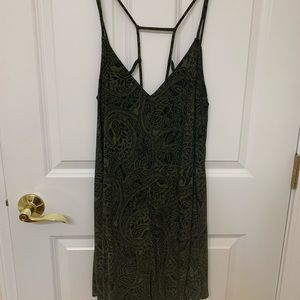 Cute, olive green summer dress.